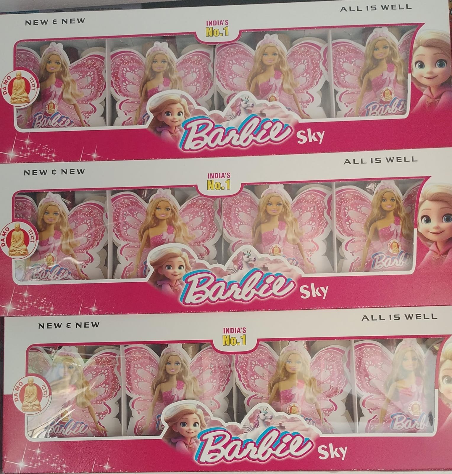 SK Pyro Park BARBIE PINK FOUNTAIN 4PCS